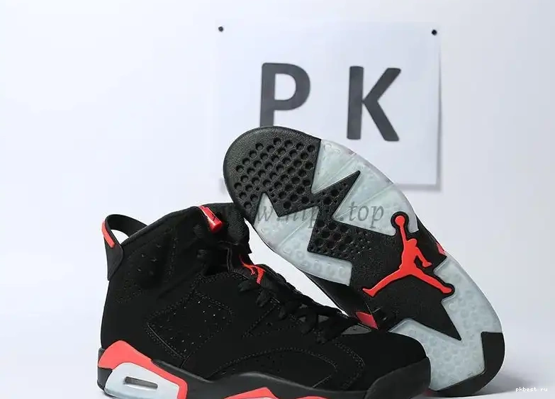 MATERIALS Jordan 2019 TO Infrared 6 SHIP PK Black READY Retro GOD RETAIL 0512